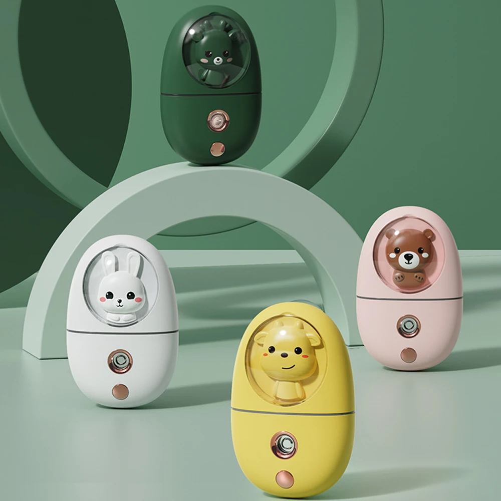 New Humidifier Cute Pet Mini Household Small Moisturizing Aromatherapy Car Creativity Air Bear USB Humidifier Water Replenishing