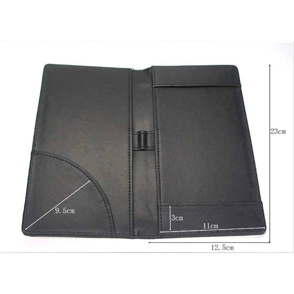 Cash Folder File Clip PU Leather Clipboard Cash Pocket Receipt Bill Holder Invoice Padfolio For Restaurants or Cafe Store