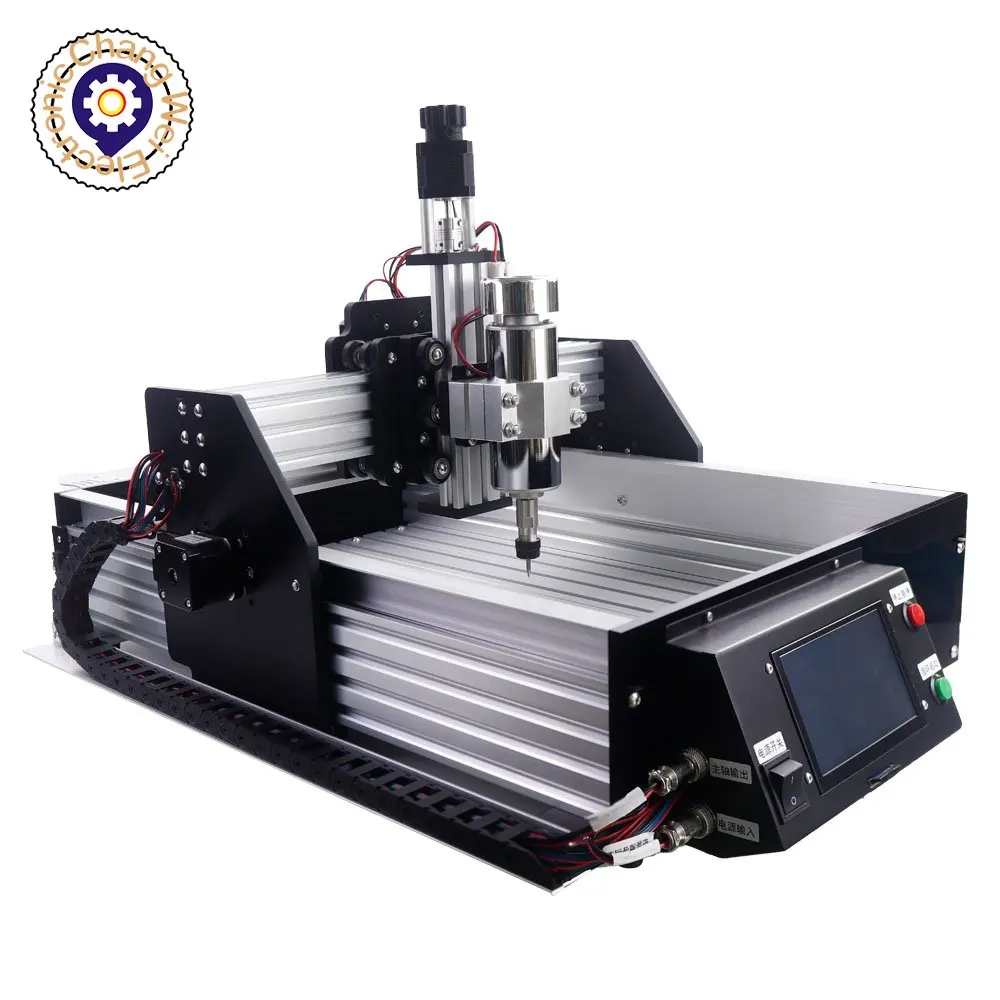 CNC 2030 offline fully automatic 4-axis industrial small CNC CNC engraving machine chip polishing pcb desktop DIY relief nema17