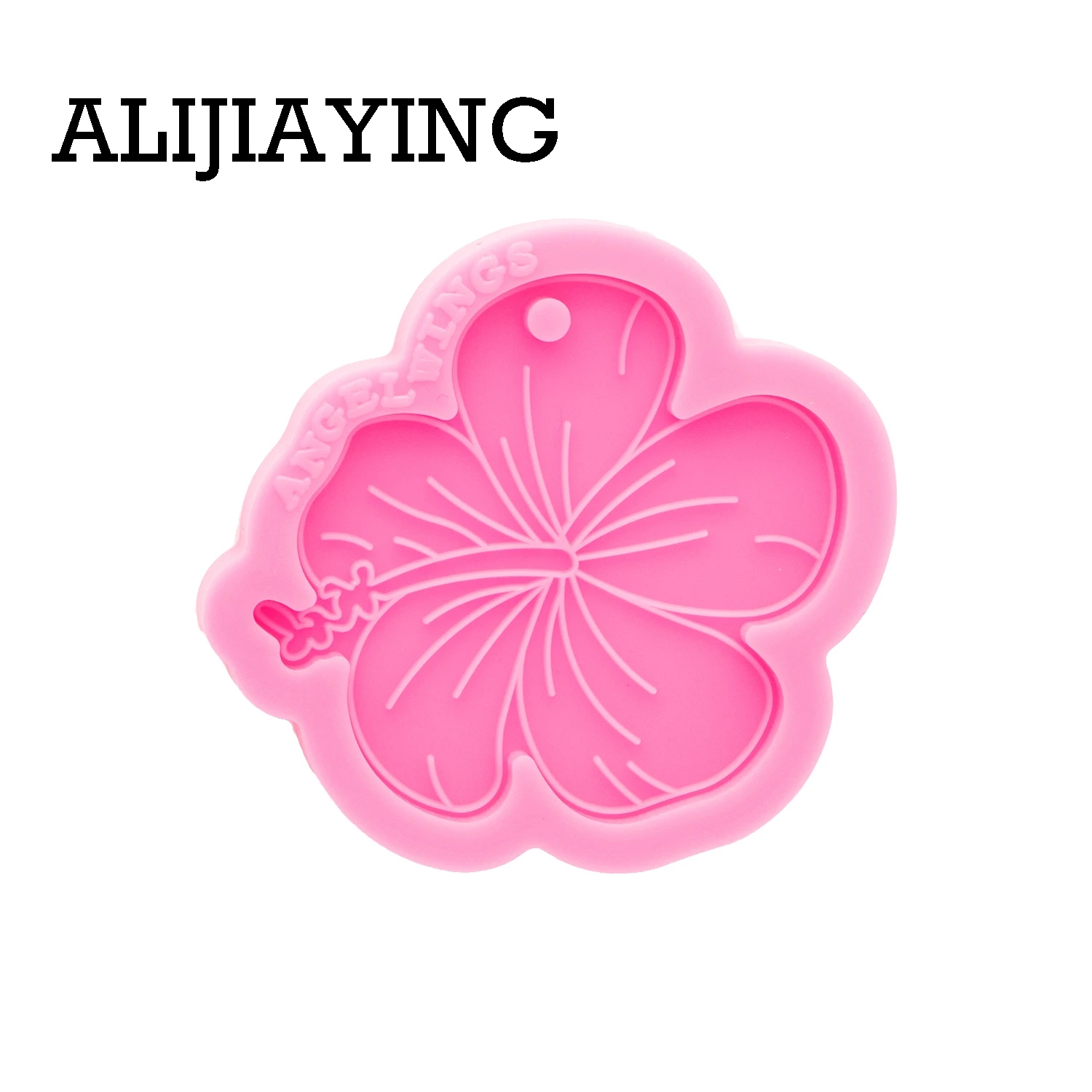 DY0844 Glossy Flower Silicon Mold for Resin , snowflake Resin Mold To Make Keychain Crafts with Epoxy, Diy silicone molds