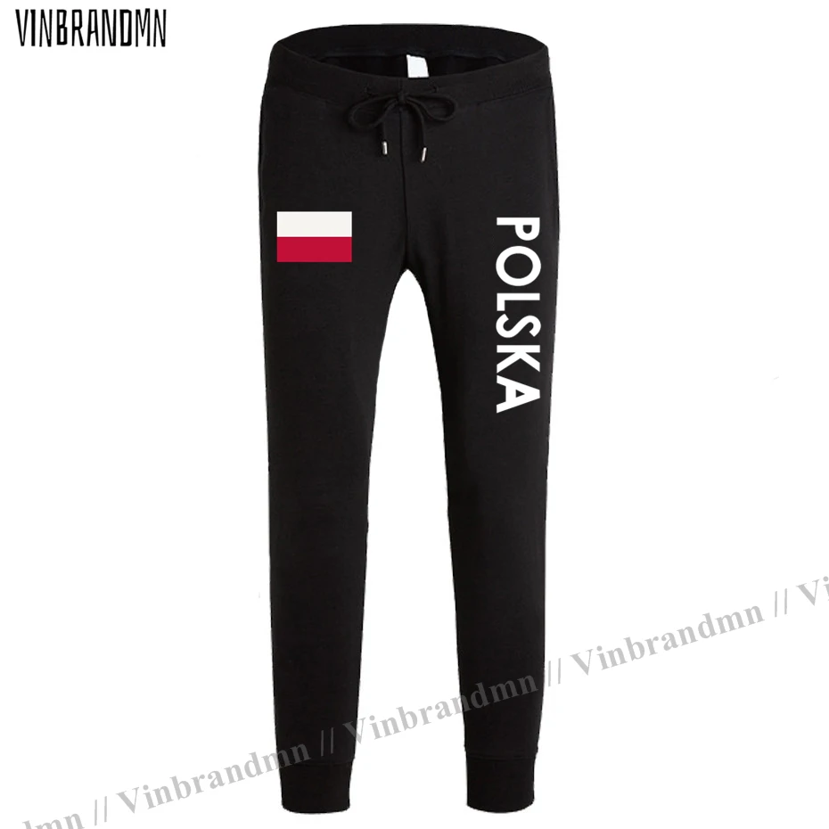 Poland Polish Pole POLSK POL mens pants joggers jumpsuit sweatpants track sweat fitness Runner tactical casual POLAKA nation NEW