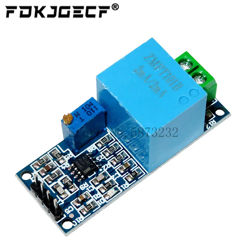 Active Single Phase Voltage Transformer Module AC Output Voltage Sensor for Arduino Mega ZMPT101B 2mA