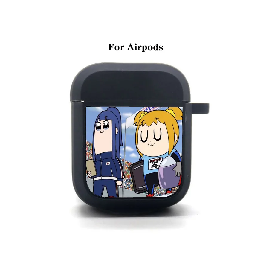 Anime Pop Team Epic AirPods case Cover Apple AirPods Earphone bag Soft Silicone Bluetooth Protective Earphone Case