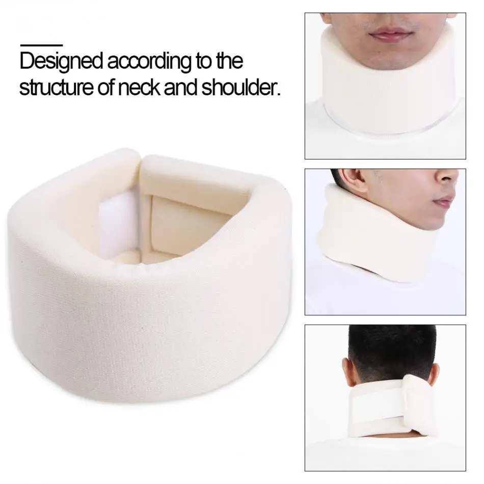 

Neck Support Adjustable Foam Health Care Neck Braces Collar Dislocation Fix Cervical Pain Relief Posture Corrector Neck Support