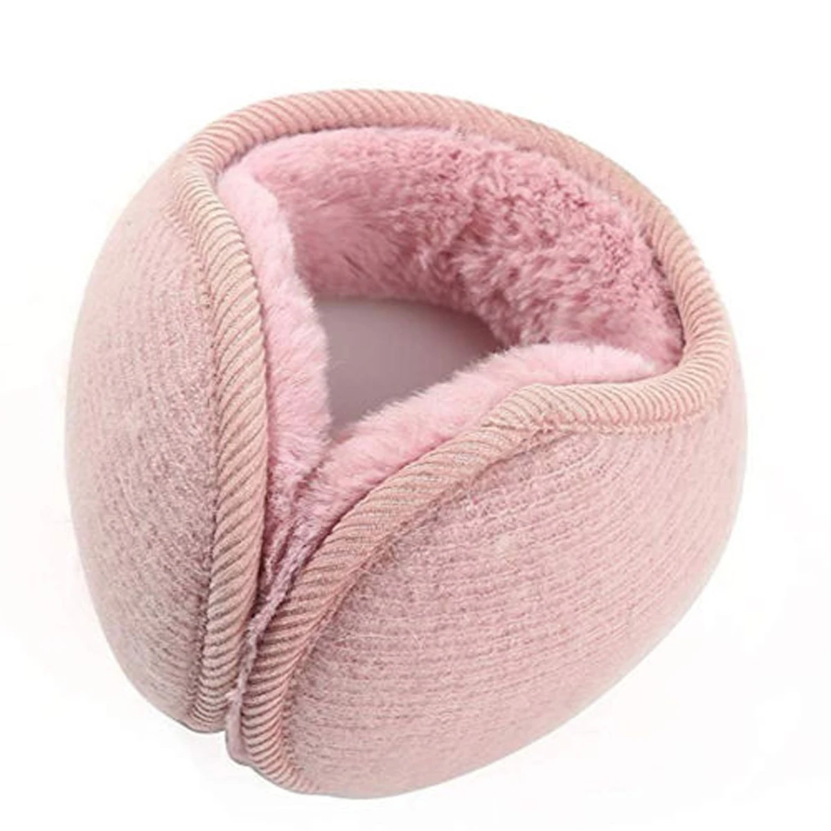 Unisex Fleece Rabbit Plush Earmuff Foldable Knit Soft Winter Ski Warmer Ear Muffs Cover Outdoor Sport Windproof Earlap 2021 New