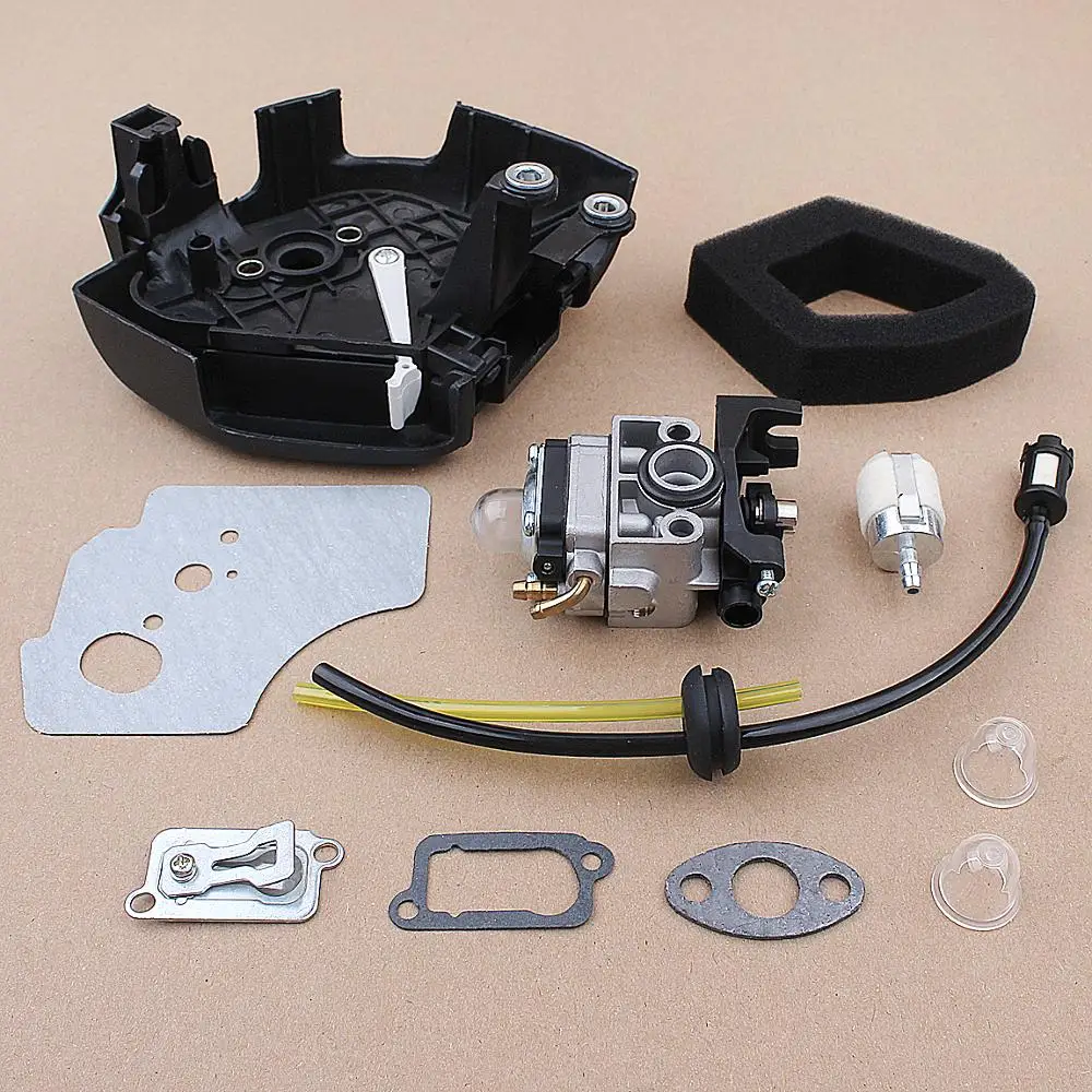 Carburatore coperchio del filtro dell'aria alloggiamento passacavo della linea del carburante per Honda GX35 HHT35 HHT35S 1.3HP Mini motore a Gas a 4 tempi Strimmer
