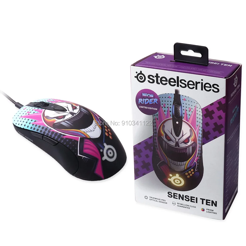 

Steel.Series Sensei Ten Neon Rider Edition Gaming Mouse 18000 DPI -Retail Box