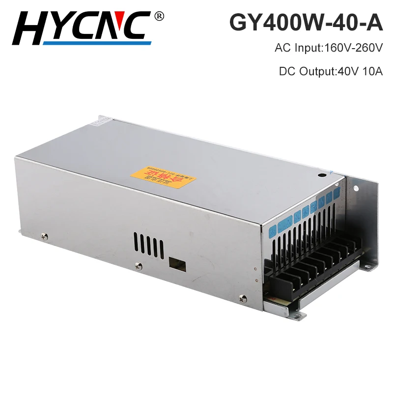 GY460W-40-A Switching Power Supply 40V 10A 460W Nema 23 Stepper Motor Power Supply Drive CNC Laser Engraving And Cutting Machine