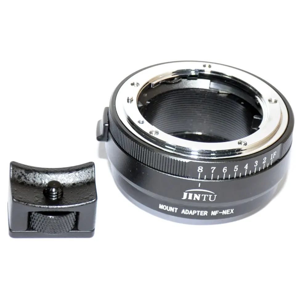 JINTU الإلكترونية فتحة التحكم NF-NEX محول لنيكون نيكور G/DX/F/AI/S/D عدسة ل سوني NEX NEX A7 ، A7R A6500 5 5N NEX-7 7N