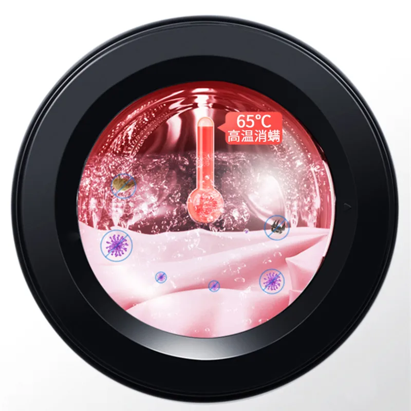 6k'g Front Loading Washing Machine Full-automatic Ultra-thin Embedded Heat with HighTemperature Destroy Hazardous Substance F60A