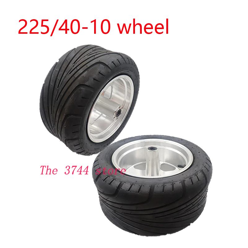 

225/40-10 225x40-10 Tubeless Tire with Hub Vacuum Tyres for Citycoco Scooter Harley Chinese Electric Accessories