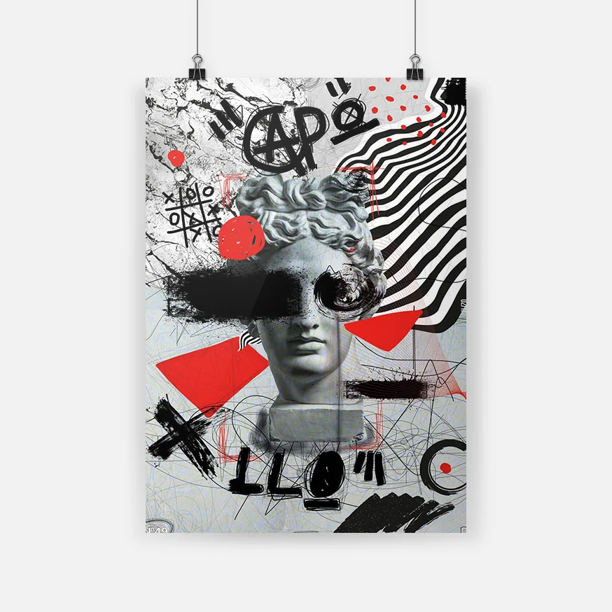 Hot New Poster Fashion Street Art Graffiti Poster Canvas Painting Wall Art Decor Living Room Bedroom Study Home Decoration Print