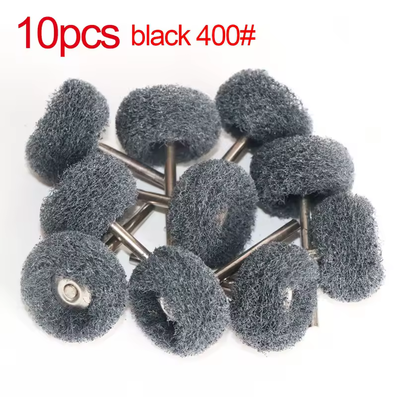 1" Wool Felt Grinding Sanding Head Abrasive Buffing Wheel 2.35/3mm Shank Cotton Thread Polishing Mini Brush for Dremel Dril - Image 13