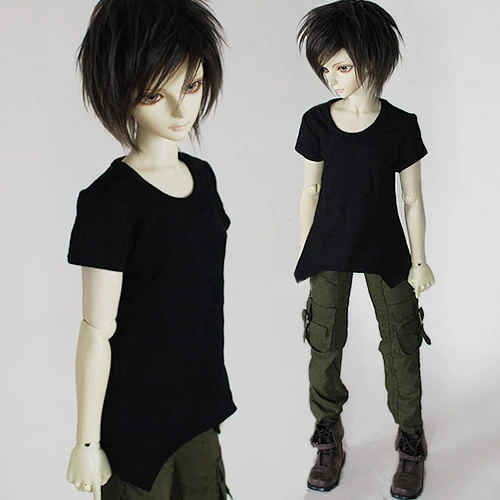 M0177 children handmade toy 1/4 1/3 uncle Doll clothes BJD/SD doll props Accessories Irregular hem bottoming T-shirt 1pcs