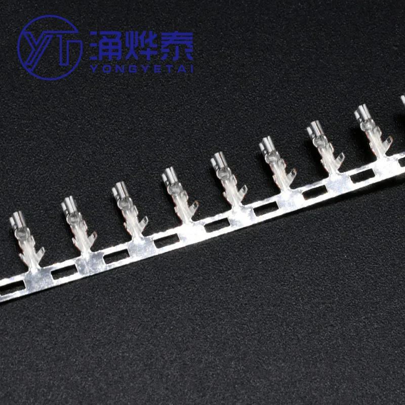 YYT-Metal Jumper Fio Terminal de Cabo para Habitação, PH 2.0 Conector Fêmea, Reed Cold Head, PH2.0, 100Pcs