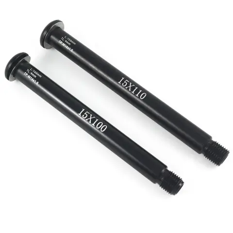 자전거 스루 액슬 100/110 와이드 액슬, M14x1.5 MTB 자전거 퀵 릴리스 허브, 튜브 샤프트 자전거 액슬 꼬치, 폭스 프론트 포크