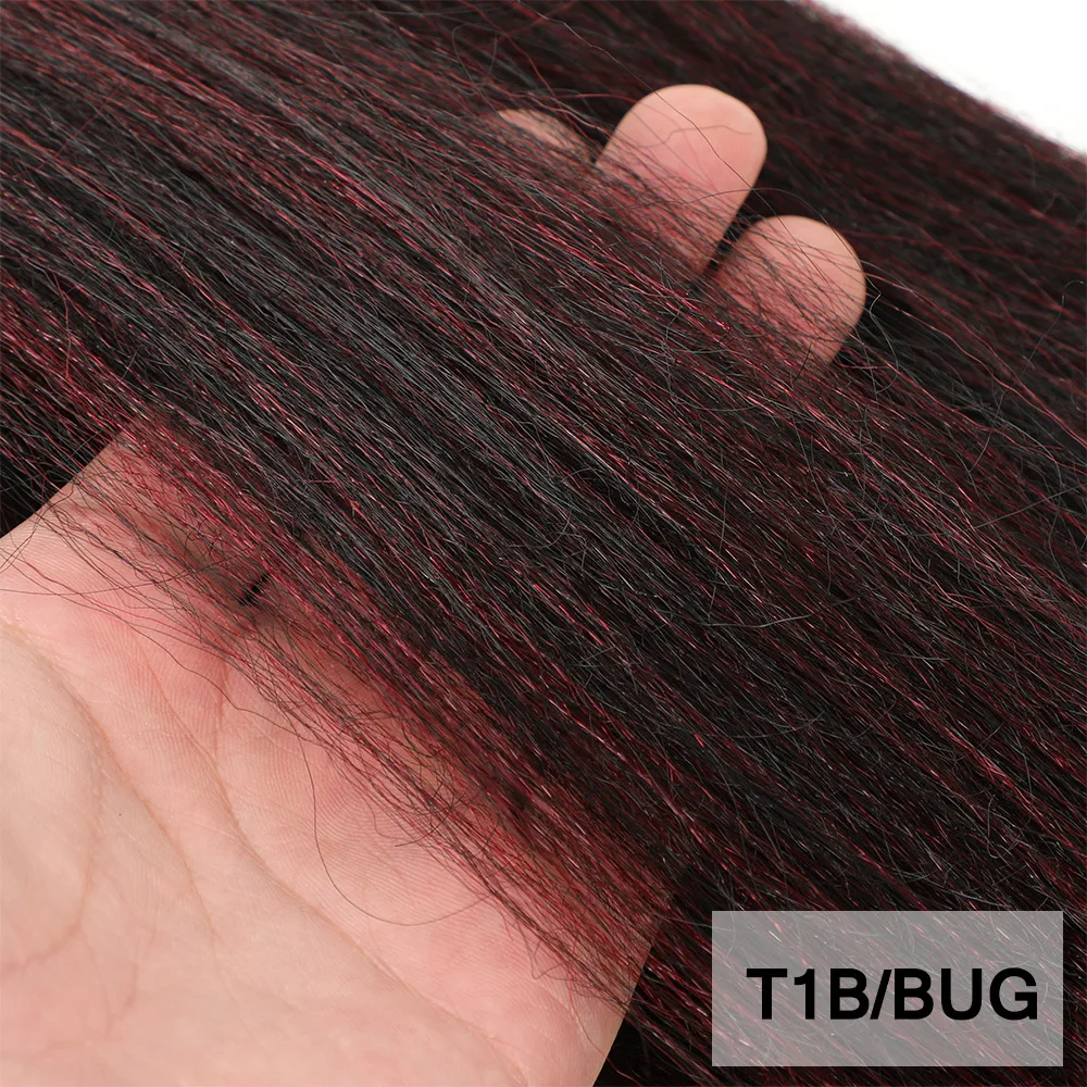Vorgestrecktes Flechthaar 16/20/22/26/30 Zoll Niedrigtemperatur-Faser Synthetische Haarverlängerungen für Jumbo Crochet Braids – Detail 21