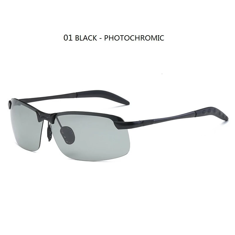 Photochrome Sonnenbrille für Herren, Chamäleon-Brille mit Farbwechsel, Tag- und Nachtsicht-Fahrerbrille