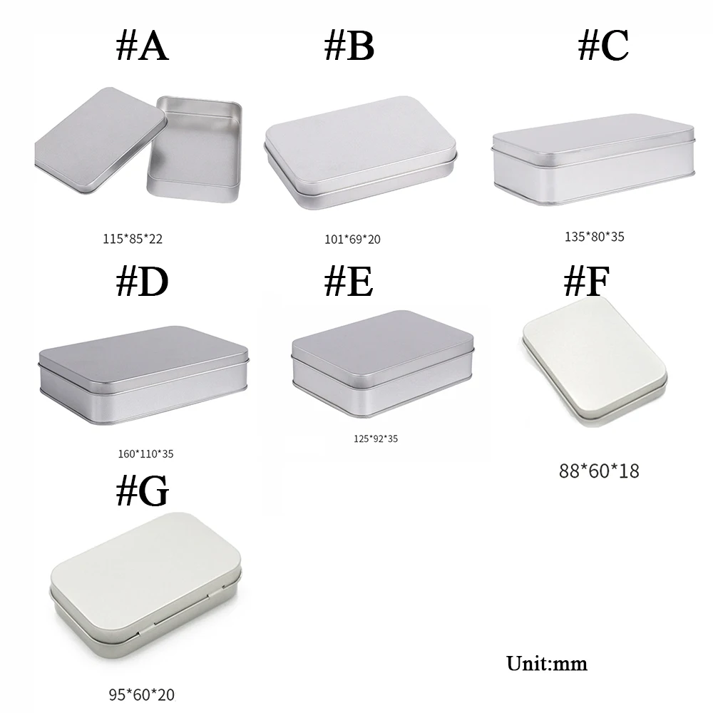 작은 사각형 주석 보관함, 실버 보석 열쇠, 동전 금속 상자, 웨딩 캔디 보관, 양철 캔, 신제품