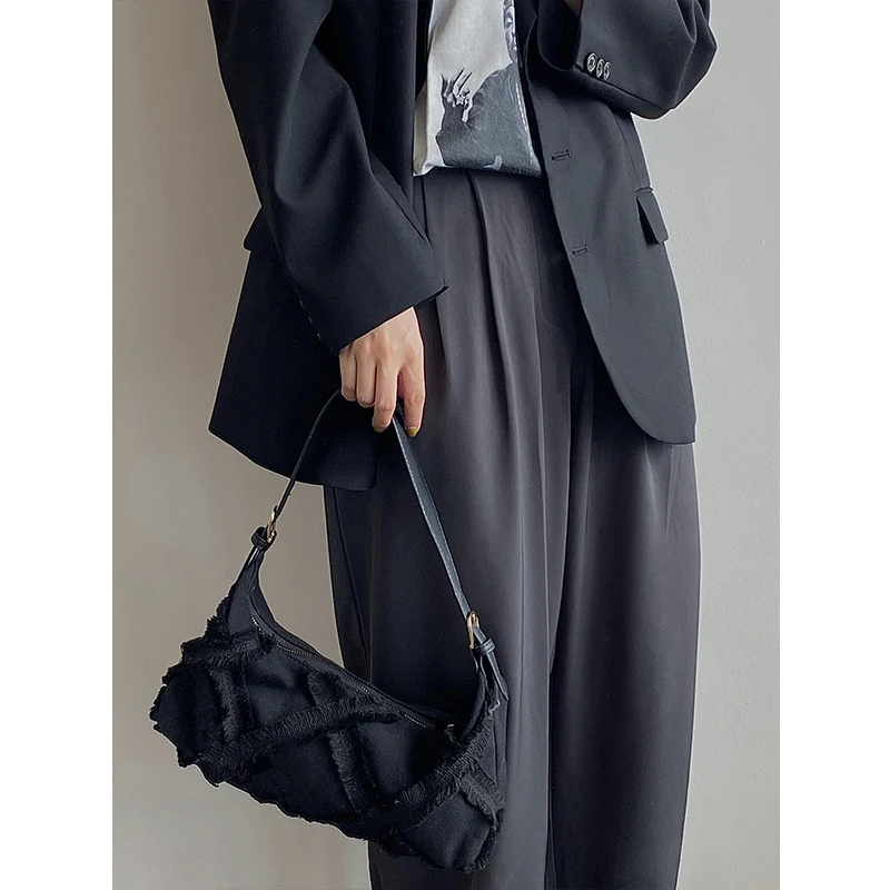 Designer Elegant Female Pleated Armpit Bag 2020 New High Quality Soft Women\'s Designer Handbag Travel Shoulder Messenger Bag