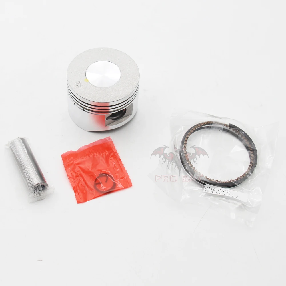 52.4mm Piston Ring Kit For Chinese 110cc Rocket Taotao Kazuma SSR Redcat Peace ATV Dirt Bike Go Kart