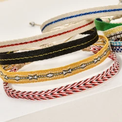 ZMZY Boho Rainbow Bracelets for Women Wayuu Colorful Lucky Adjustable Fashion Couple Bracelet Wholesale Gifts