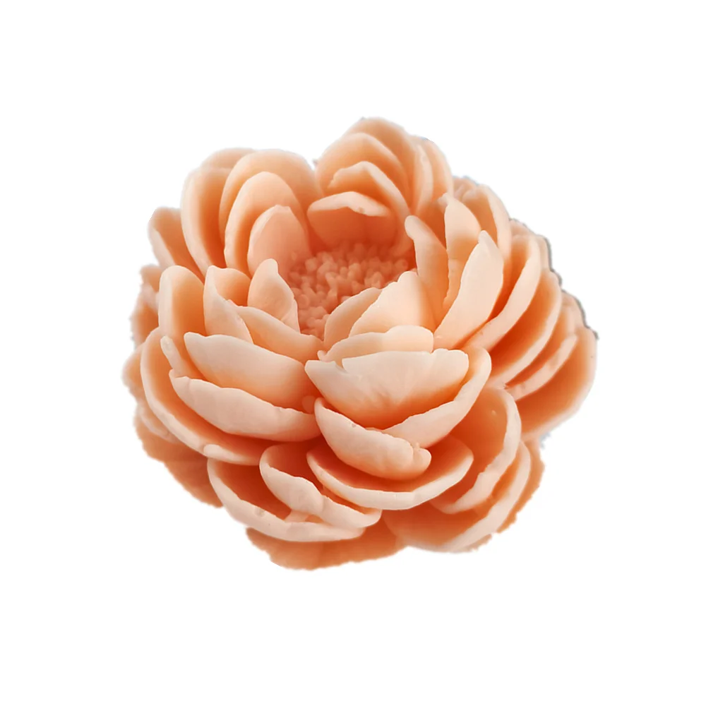 Bloom Rose Cupcake Mold Flower 3D Soap Making DIY Wedding Cake Jelly Candy Decoration Craft Baking Tools