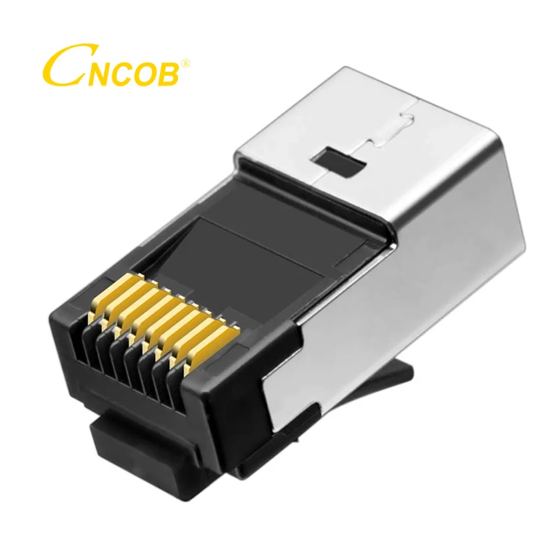 

CNCOB 8Pin RJ45 Connector Cat6 Modular Cable Plugs Socket Network Ethernet RJ-45 Cat 6 Crystal Head 30pcs