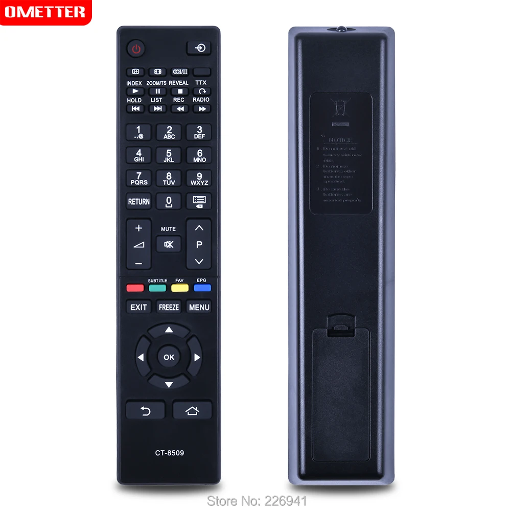 

Remote control remoto controller CT-8509 use for toshib a TV