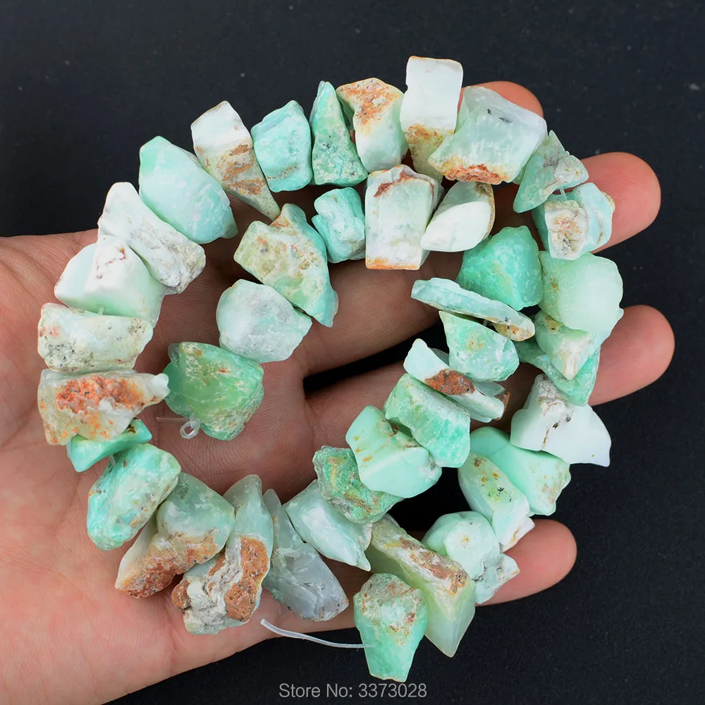 Natural 13x23-15x25mm Green Chrysoprase Gems Stone Loose Beads 15\'\' Strands