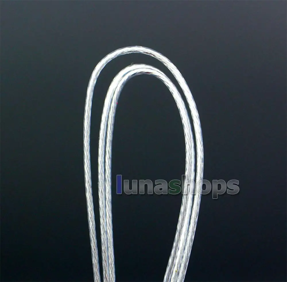 LN005332 Fil isolant Hi-Res Extreme Soft Pure, 200m, 7n, 99% OCC, Alliage plaqué argent, 100x0.05, Diamètre du fil 0.9mm, ± 0.3mm