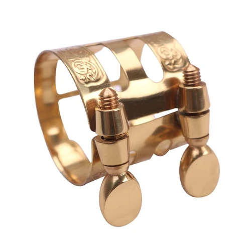 Imagen 2 del producto Boquilla para saxofón Alto, ligadura dorada