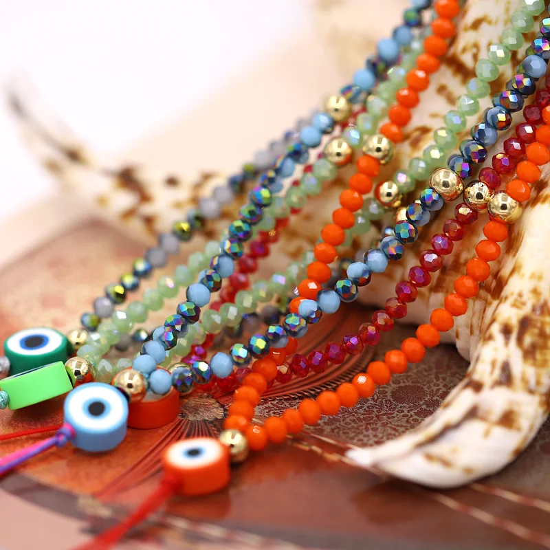 Neue Mode Schmuck Telefon Kette Zubehör Bunte Kristall Evil Eye Charm Lanyard Gurt – Detail 12