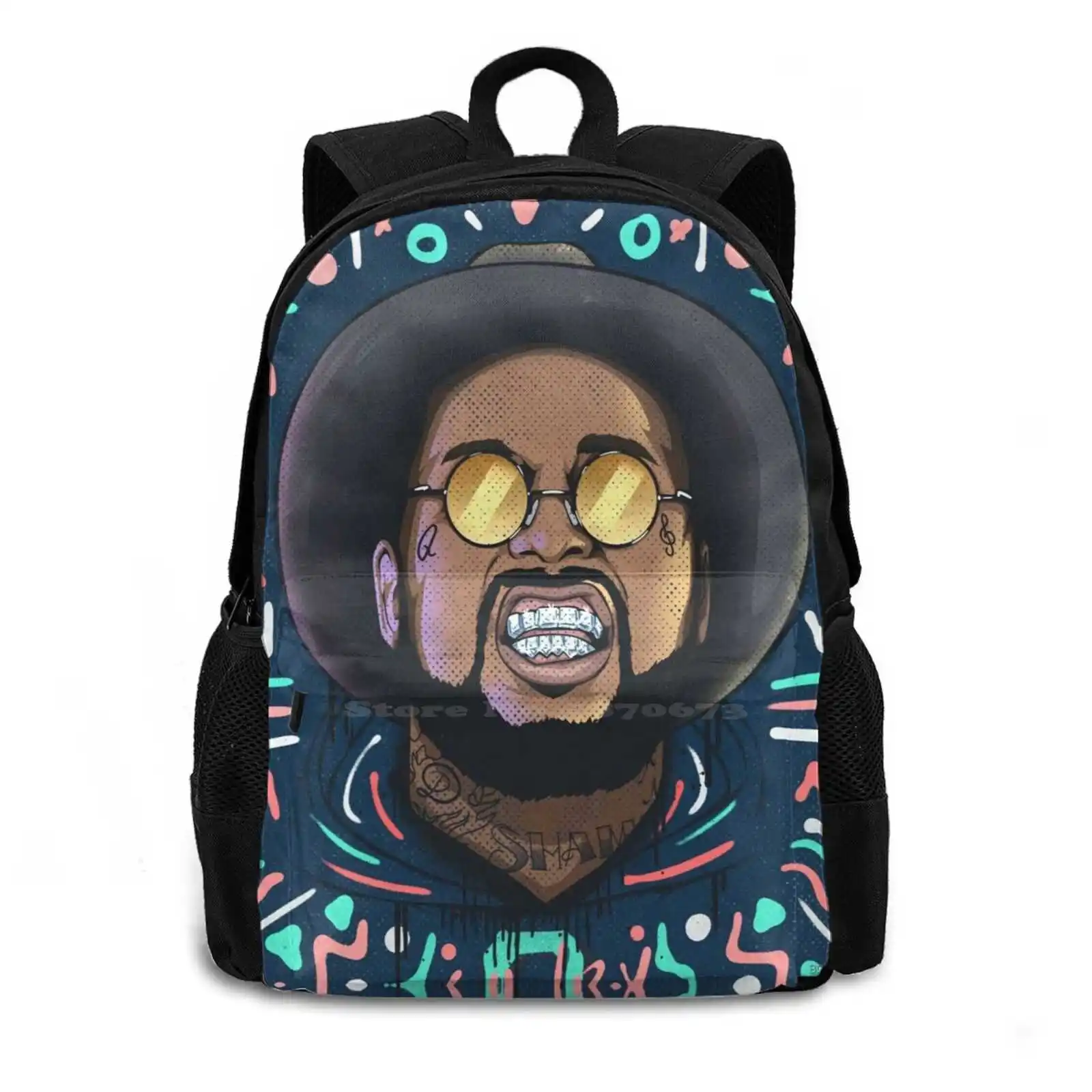 Schoolboyq Backpack For Student School Laptop Travel Bag Schoolboy Q Kendrick Lamar Tde Top Dawg Hip Hop Rap Rapper Gangsta