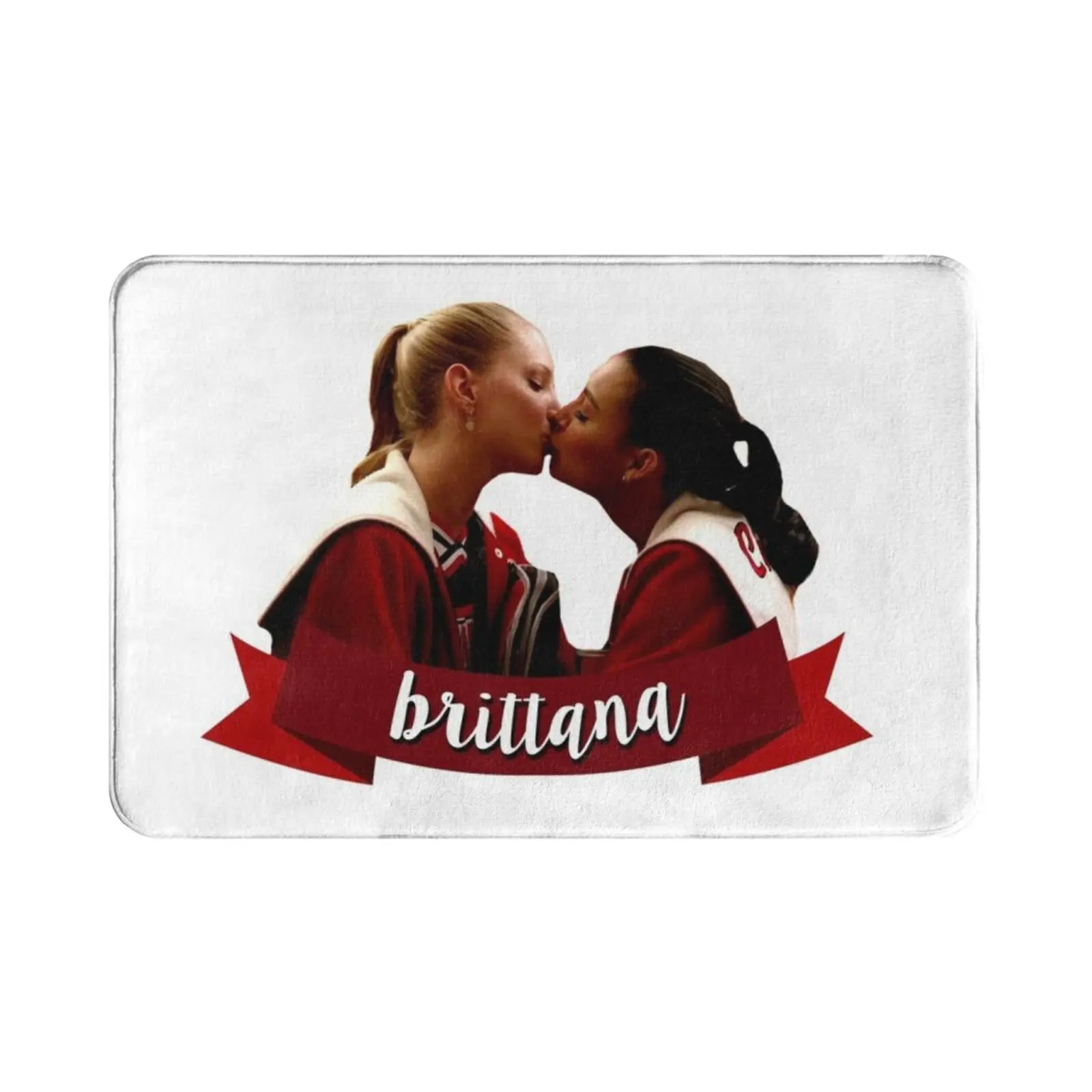 Brittany & Santana ( Brittana ) Carpet Mat Rug Cushion Soft Non-Slip Brittany Santana Glee Naya Rivera Heather Morris