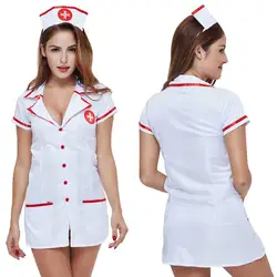 Sexy Nurse Costume Erotic Maid Costume Dress Outfit Adult Cosplay Uniform Sexy Women Set Nurse Costumes Games Role Play Costume