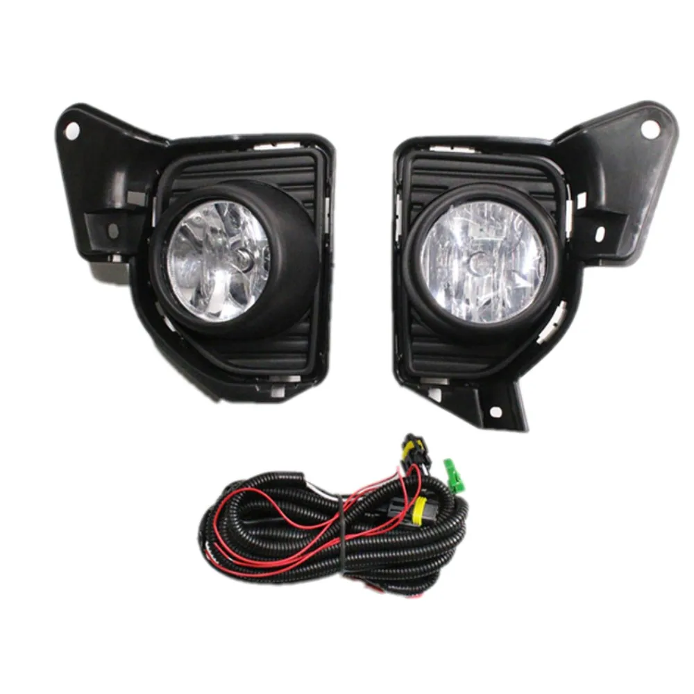 

Car Fog Lamp Assembly With Cover Case for Toyota Hiace 2014-2018, 4300K Halogen Fog Lamp Blub + Cover + Harness + Switch