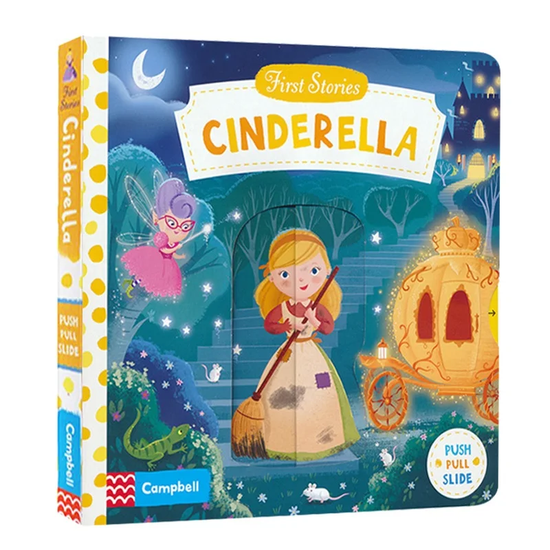 First Stories Series English Cinderella Educational 3D Flap Picture Book Children Reading Books