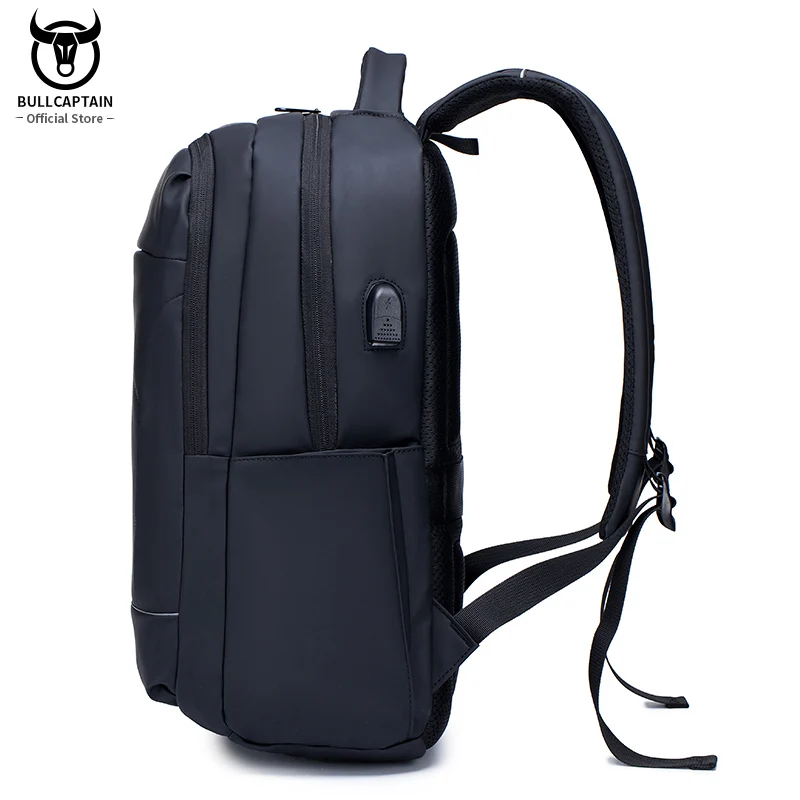 BULLCAPTAIN Male Multifunction USB Charging Fashion Business Casual Travel Anti-theft Waterproof 15.6 Inch Laptop Men Backpack