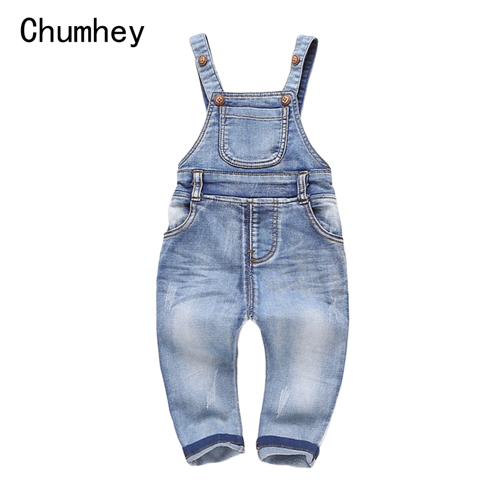 

0-4T Baby Bib Overalls Spring Autumn Boys Girls Suspender Trousers Infant Pants Denim Jumpsuit Jeans Rompers Toddler Clothing