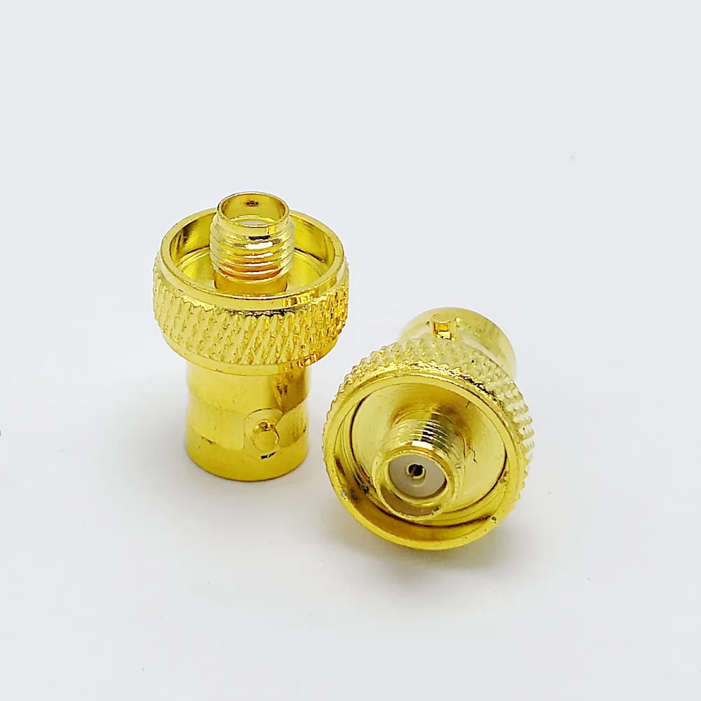 

BNC to SMA adapter Gold-plated for Walkie-talkie antenna BNC female to SMA female connector adapter 1pcs