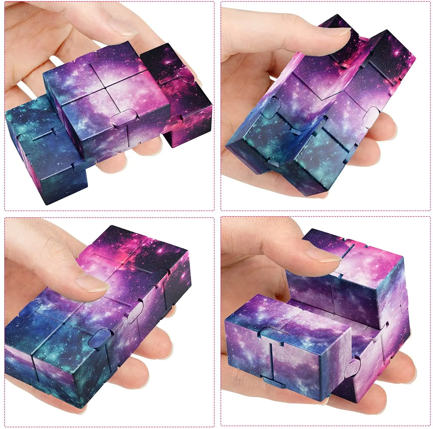 Fidget Toy Autism Anti Stress Relief Creative Infinite Cube Magic Cube Hand-Held Puzzle Stop Anxiety Relief Mini Preschool Toys