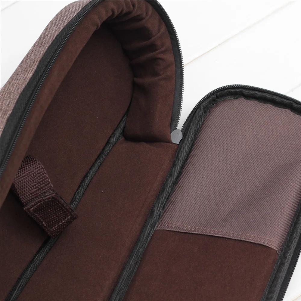 21 23 24 26 Inch Guitar Case Double Strap Padded Ukulele Bags Coffee Gray Nylon Ukulele Storage Guitar Carry Backpack XA130M