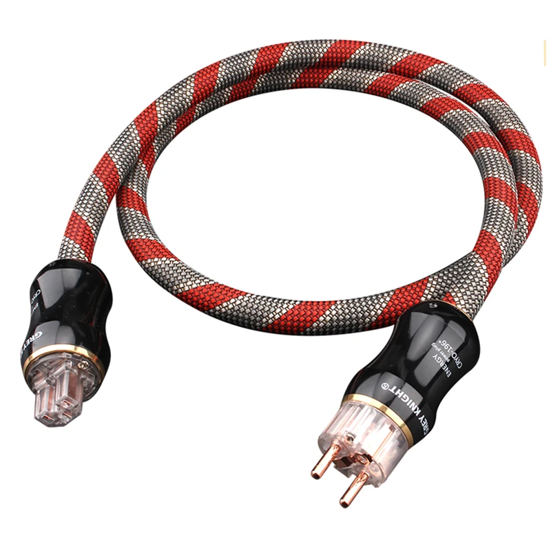 Hifi Audio  AU / EU / US Power Plug Cable HIFI AC Mains Power Cable Schuko Power Iine CD Amplifier Amp