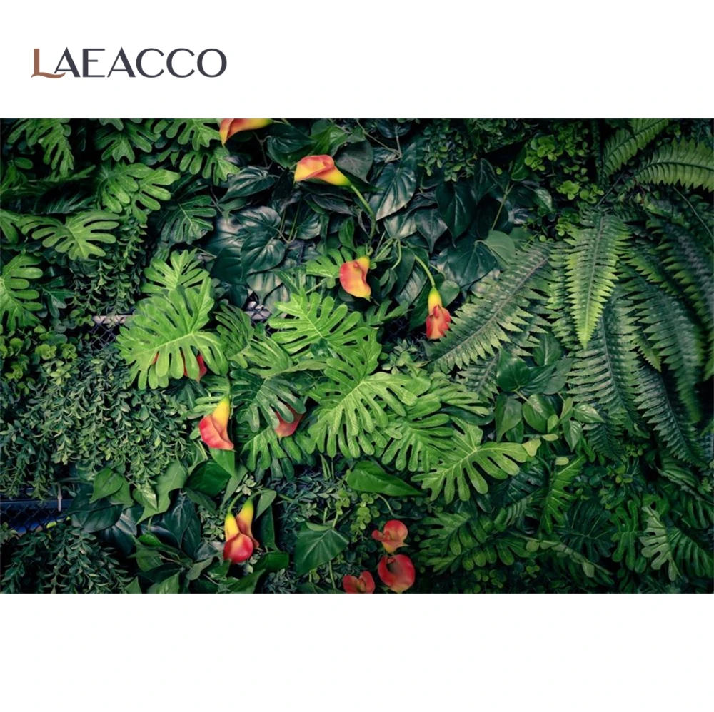 Laeacco الاستوائية النخيل شجرة يترك الطفل عيد ميلاد حزب صورة صورة المتصل الصورة الخلفيات التصوير خلفية ل استوديو الصور