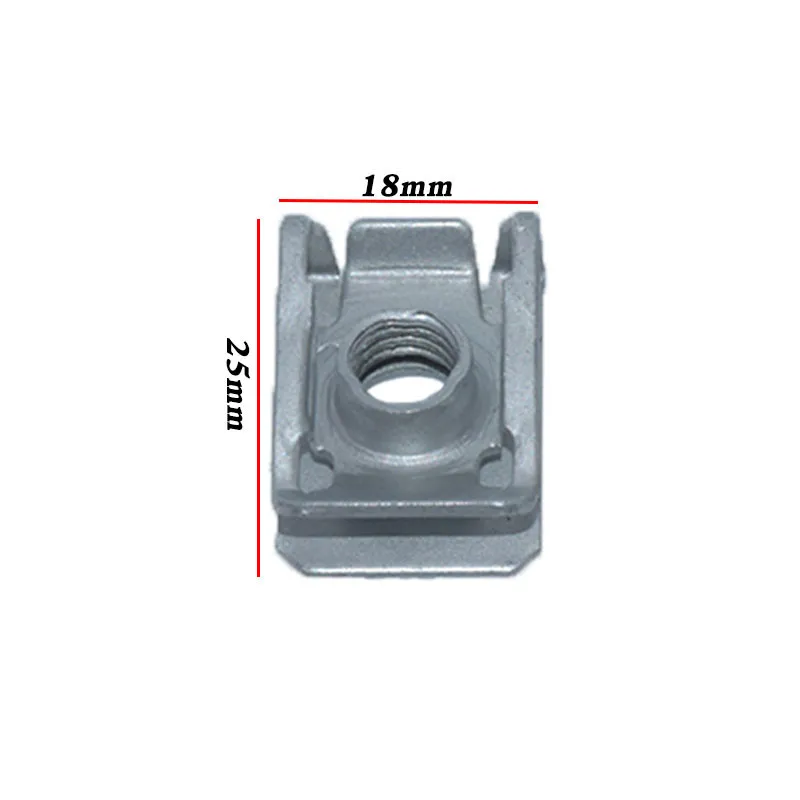 5 Sets N000000001410 0049941845 Car Engine Under Guard Plate Screw Nut Metal Base Clip For Mercedes Benz C180 C200