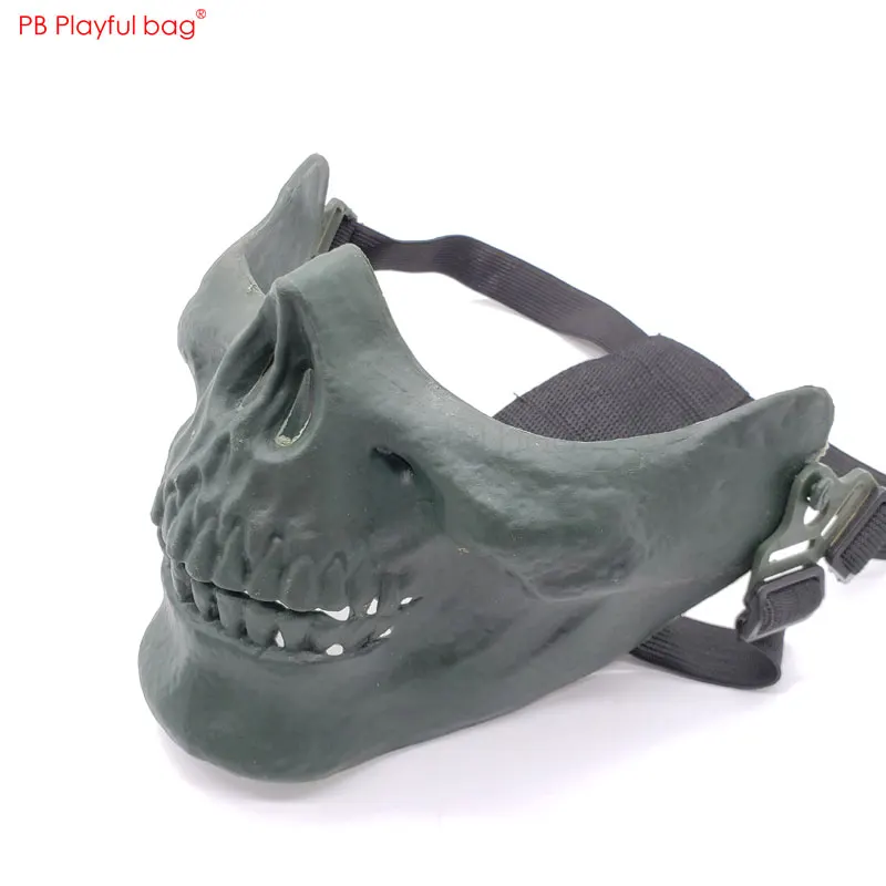 Playful bag Outdoor CS cosplay US military M03 skull half face mask Halloween Horror ghost mask Decoration toys AB94