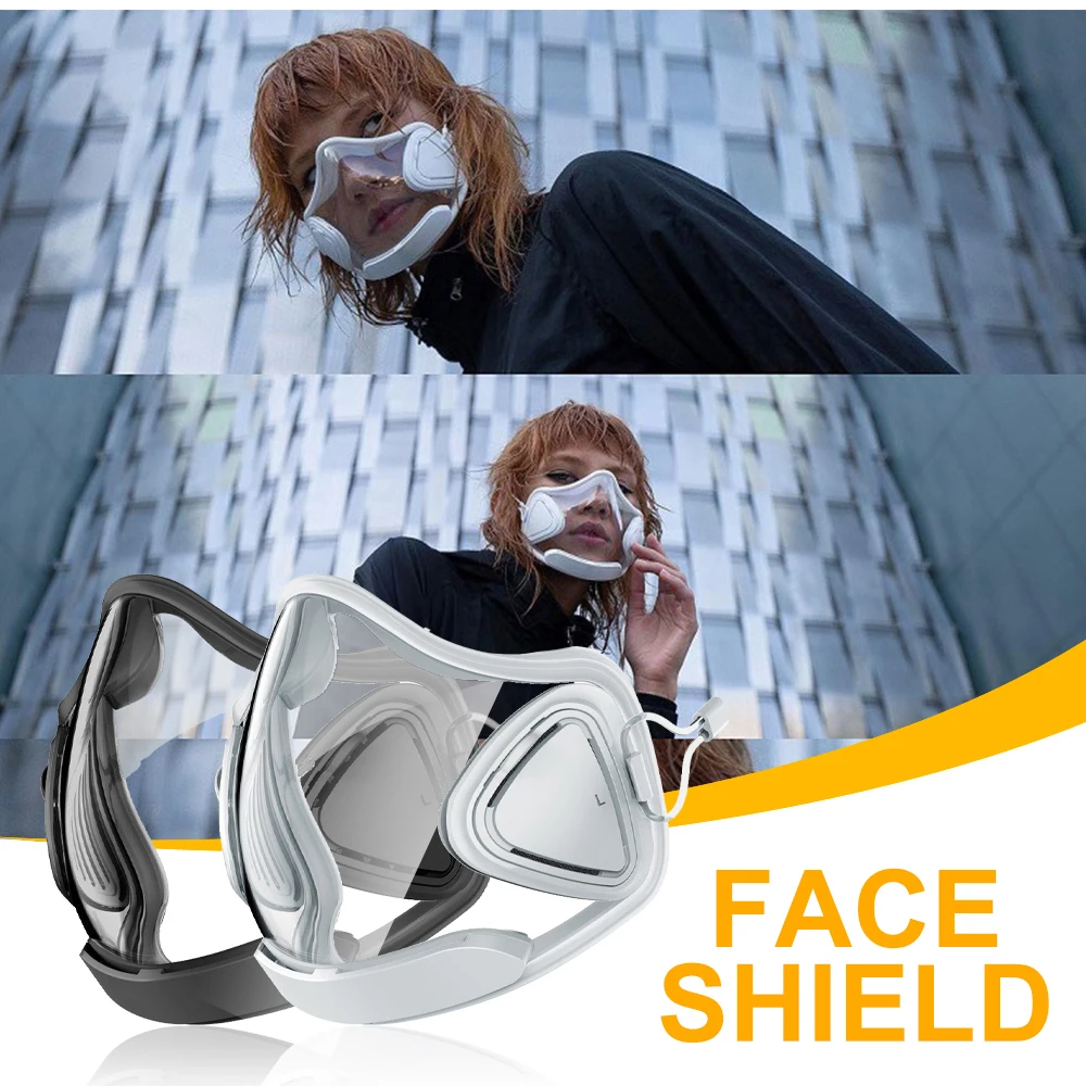 Transparent Masks for Protection Durable Washable Face Shield Anti-pm2.5 Protective Visible Lip Language Face Mask Mascarillas