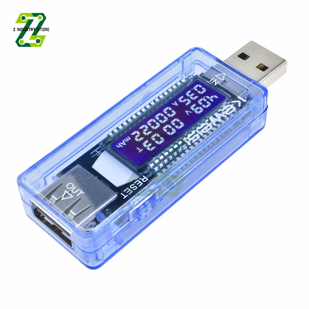 Tester di capacità del caricatore di corrente e tensione USB voltmetro USB 3-20V