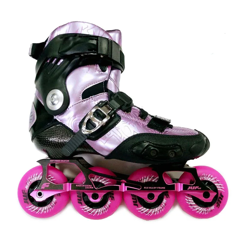 Carbon Fiber Roller Skates JU-F NO1 Inline Skates Professional Adult Kids Roller Skating Shoes Slalom Sliding Skating Patins